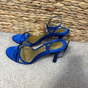Chinese Laundry Royal Blue Strappy Heels